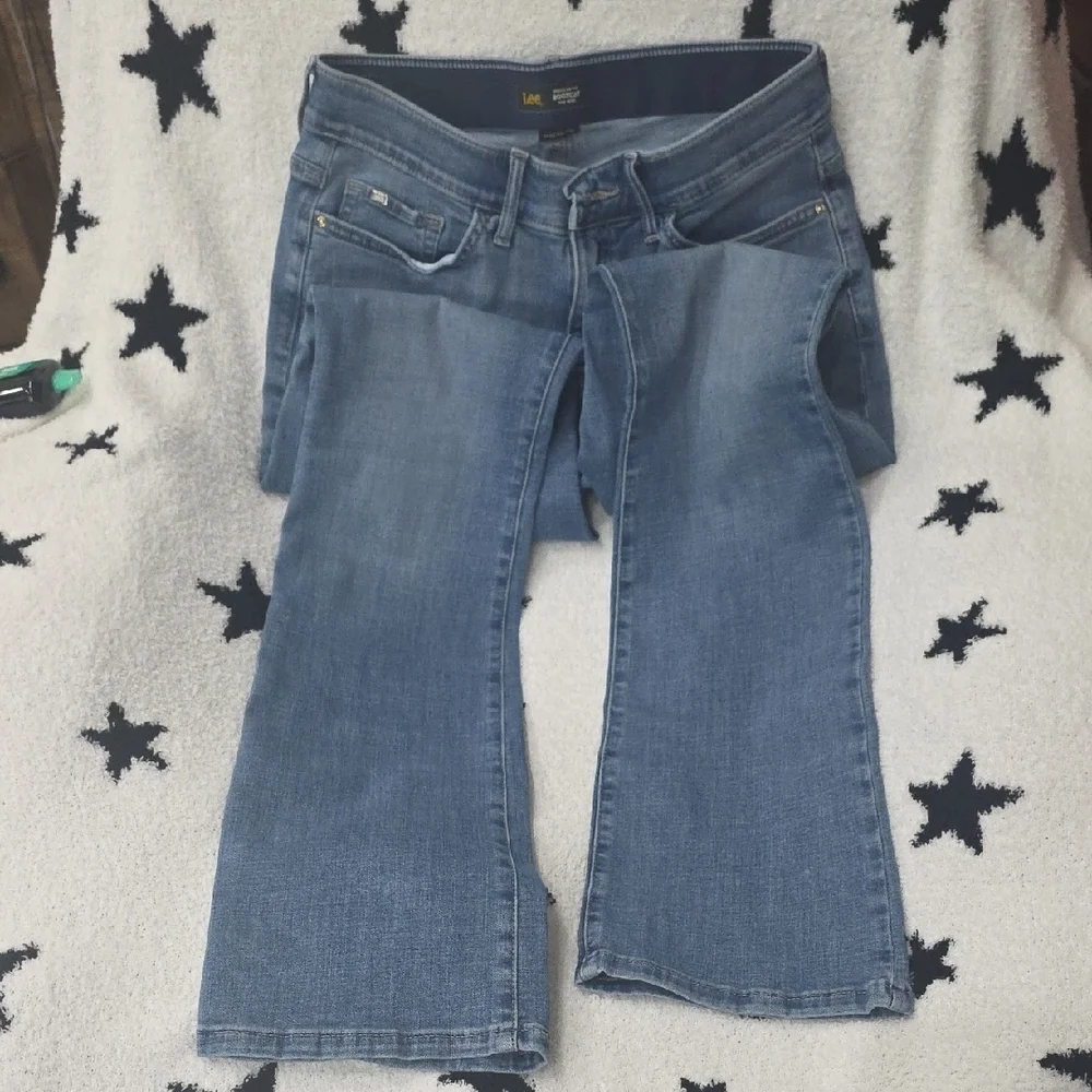 Lee Women's Light Blue Midrise Bootcut Jeans - Picture 2 of 4